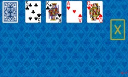 Aces Up Solitaire at the beginning in Solitaire Collection